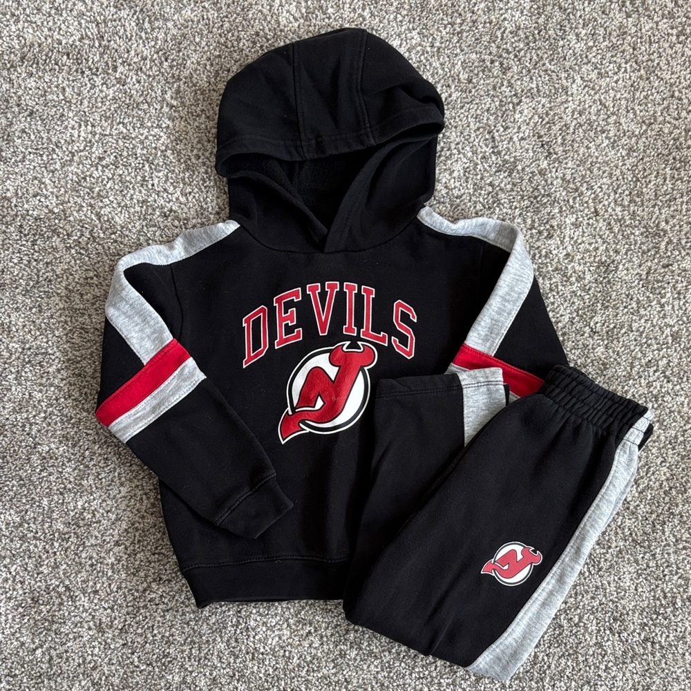 NHL 4T New Jersey Devils Kids Matching Set